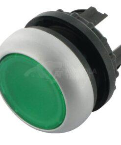 Pulsador iluminado verde