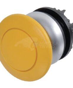 Pulsador tipo hongo amarillo