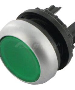 Pulsador iluminado verde bloq.