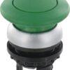 Pulsador seta verde encastre