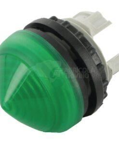 Avisador lum. verde alt cónico