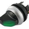 Botón sel. iluminado verde