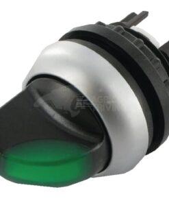 Botón sel. iluminado verde