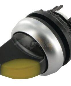 Botón sel. iluminado amar bloq