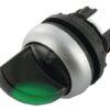 Botón sel. iluminado verd bloq