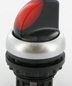 Botón sel. iluminado rojo bloq