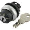 Selector de llave 3 pos. bloq 3 Selector de llave 3 pos. bloq