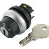 Select. llave 2 pos. ret. res.