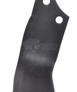 Cuchilla rotavator 195x135x80 mm, 7 mm de grosor, válida para Maschio