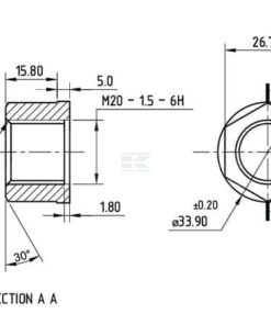 Tuerca de rueda M20x1,5