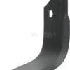Cuchilla rotavator 160x117x60 mm, 6 mm de grosor, válida para Maschio
