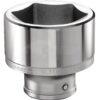 Punta llave vaso 65 mm, hexagonal, cuadradillo de 1"