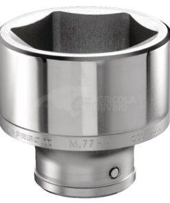 Punta llave vaso 65 mm, hexagonal, cuadradillo de 1