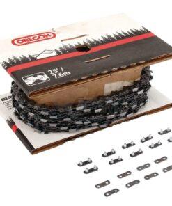 Cadena de motosierra, 3/8" 1.3mm, 412 DL, rollo 25 pies, chisel multicut, Duracut, Oregon
