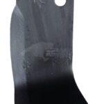Cuchilla rotavator 205x115x80 mm, 8 mm de grosor, válida para Maletti