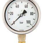 Manómetro Ø 100 0-100 bar 1/2"