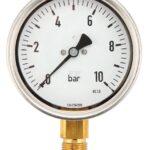 Manómetro Ø 100 0-10 bar 1/2"