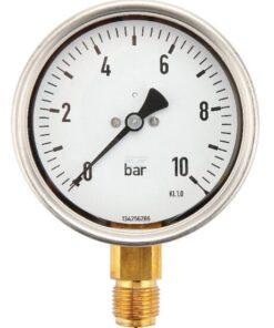Manómetro Ø 100 0-10 bar 1/2"