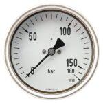 Manómetro Ø 100 0-160 bar 1/2" trasero
