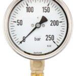Manómetro Ø 100 0-250 bar 1/2"