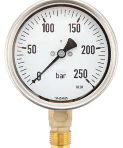 Manómetro Ø 100 0-250 bar 1/2"