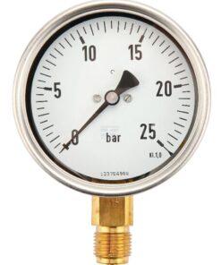 Manómetro Ø 100 0-25 bar 1/2"