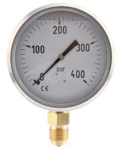 Manómetro Ø 100 0-400 bar 1/2"