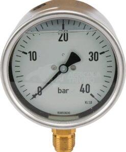Manómetro Ø 100 0-40 bar ½"