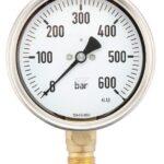 Manómetro Ø 100 0-600 bar 1/2"