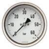 Manómetro Ø 100 0-60 bar 1/2" trasero
