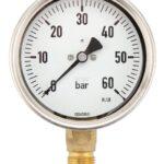 Manómetro Ø 100 0-60 bar 1/2"