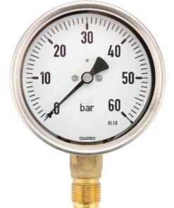 Manómetro Ø 100 0-60 bar 1/2"