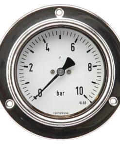 Manómetro Ø 100 0-60 bar 1/2", montaje en panel