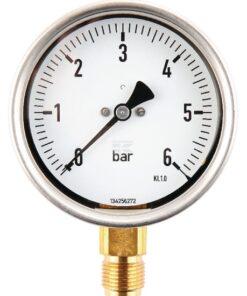 Manómetro Ø 100 0-6 bar 1/2"