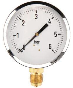 Manómetro Ø 100 0-6 bar 1/2"