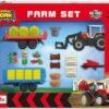 Mini juego de máquina de trabajo tractor agrícola Massey Ferguson (12 uds.)