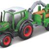 Fendt 209 con remolque de troncos