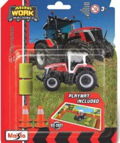 Mini juego de máquinas de trabajo de granja Massey Ferguson