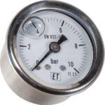 Manómetro Ø 40 0-10 bar 1/8" trasero