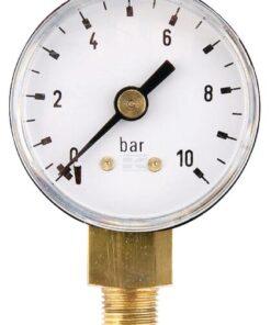 Manómetro Ø40 0-10 bar ⅛" inf.