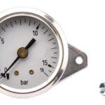 Manómetro Ø 40 mm 0-16 bar 1/8", montaje en panel