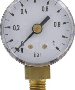 Manómetro Ø40 0-1 bar ⅛" inf.