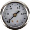Manómetro Ø 40 mm 0-1 bar 1/8", montaje en panel
