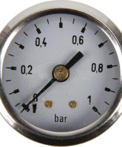 Manómetro Ø 40 mm 0-1 bar 1/8", montaje en panel