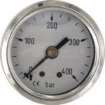 Manómetro Ø 40 0-400 bar 1/8", trasero