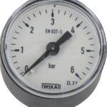 Manómetro Ø 40 mm 0-6 bar trasero