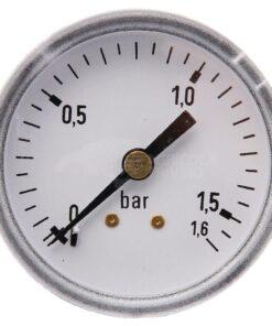 Manóm. Ø50 0-1,6 bar 1/4" tras.