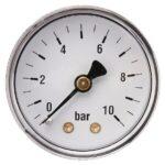 Manómetro Ø 50 0-10 bar 1/4" trasero