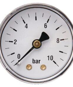 Manómetro Ø 50 0-10 bar 1/4" trasero