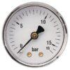 Manómetro Ø 50 0-16 bar 1/4" trasero